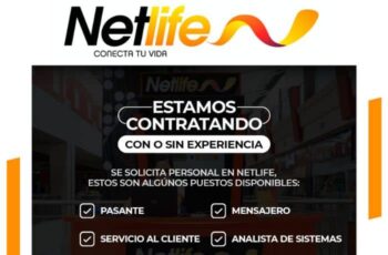 Netlife se encuentra en la búsqueda de nuevo personal