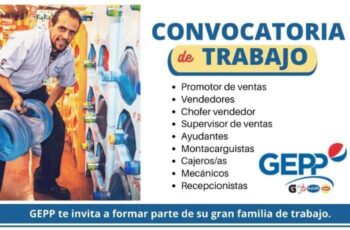 GEPP quiere que seas parte de su equipo de trabajo
