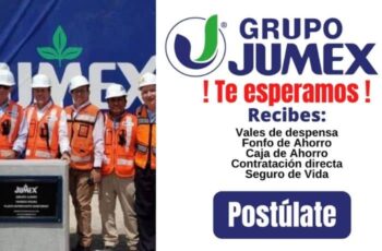 Grupo Jumex abre sus puertas a nuevos trabajadores como tú