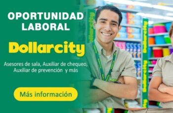 Dollarcity postula nuevas vacantes disponibles para que formes parte de su equipo