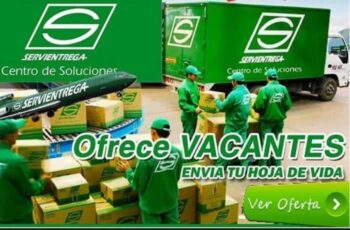 Servientrega esta en la busqueda de personal, descubre sus opciones