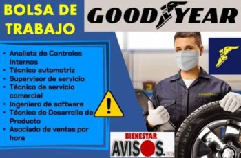 Goodyear quiere que seas parte de su equipo, postúlate y mejora tus ingresos