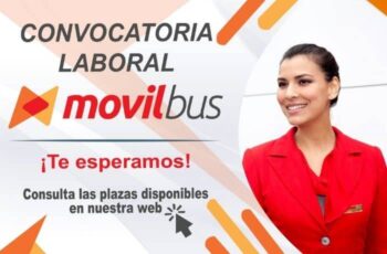 Móvil Bus ofrece excelentes beneficios en sus nuevas vacantes