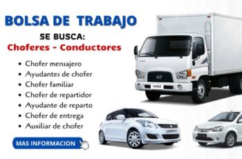 Ofertas de empleo para choferes y conductores