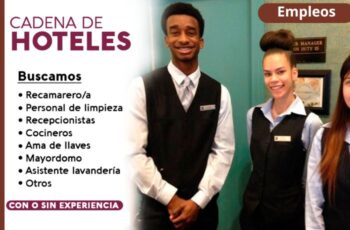 Se busca personal para trabajar en varios Hoteles