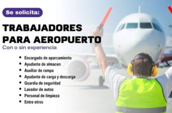 Se ofrecen empleos en Aeropuertos Internacionales