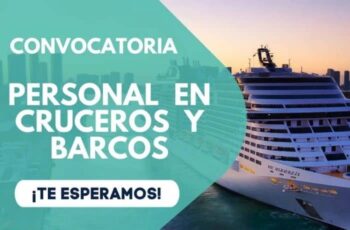 Se ofrecen oportunidades de trabajo en Cruceros