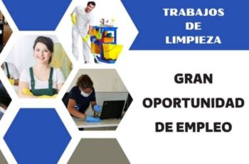 Se requiere personal para trabajos de Limpieza