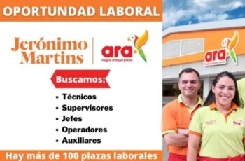Tiendas Ara ofrece nuevas plazas de trabajo a las que puedes optar