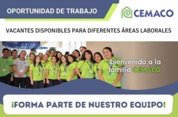 Grupo Cemaco está empleando a nuevos trabajadores y les ofrece buenas prestaciones